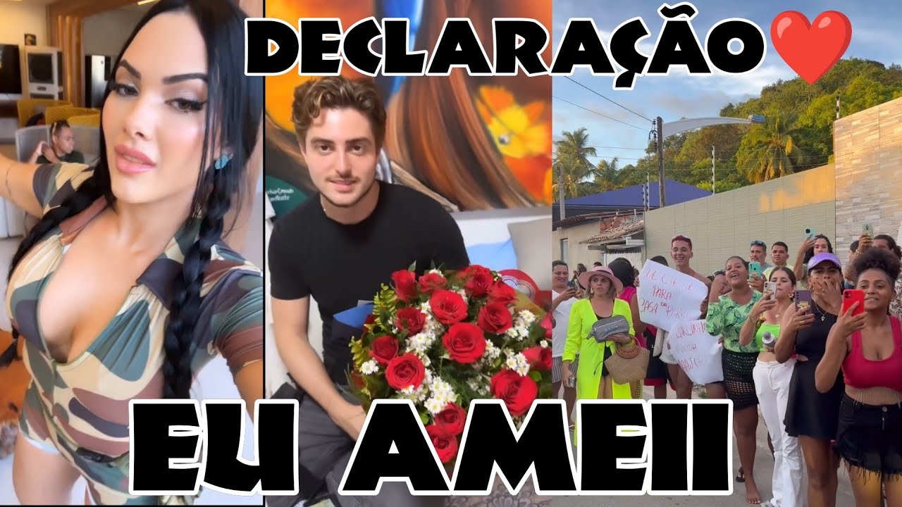 EMILY GARCIA🌹SE EMOCIONA😨COM AS ROSAS RECEBIDAS DE CASTANHO❤️