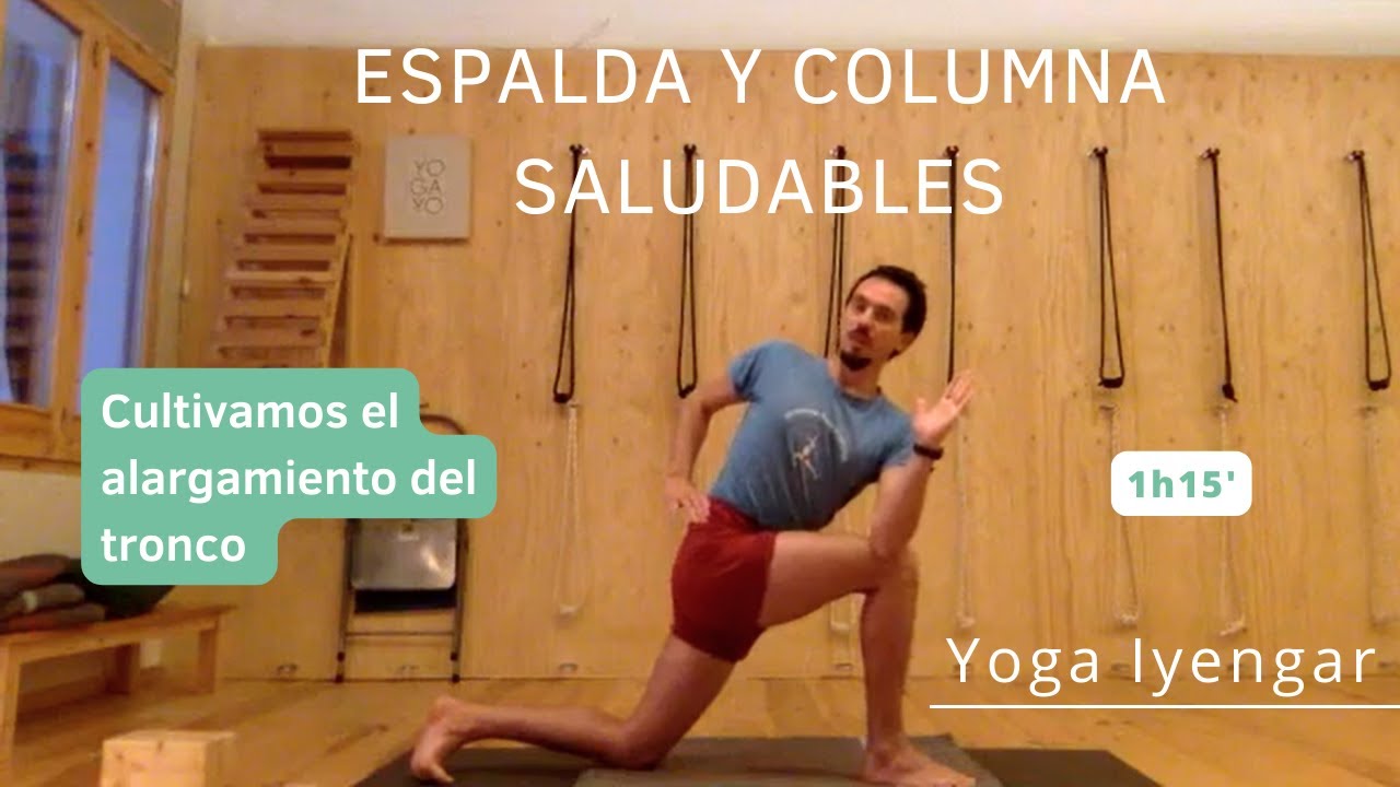 Yoga para una espalda saludable: torsiones y posturas de pie. Yoga Iyengar para todos los niveles.