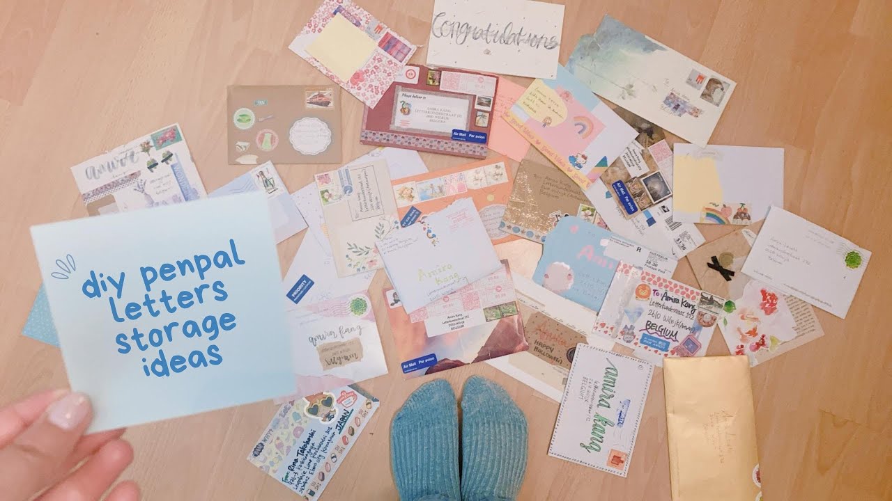 How to organize your penpal letters | Penpal organization idea's for beginners | snailmail storage 💫