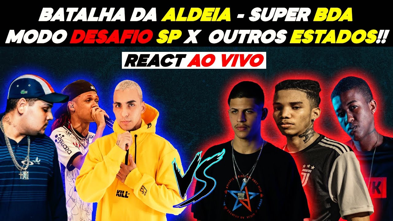 BATALHA DA ALDEIA 306 - SUPER BDA MODO DESAFIO - REACT AO VIVO
