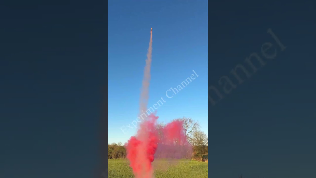 Smoke bomb Rocket #shorts #fireworks #rocket #smokegrenade