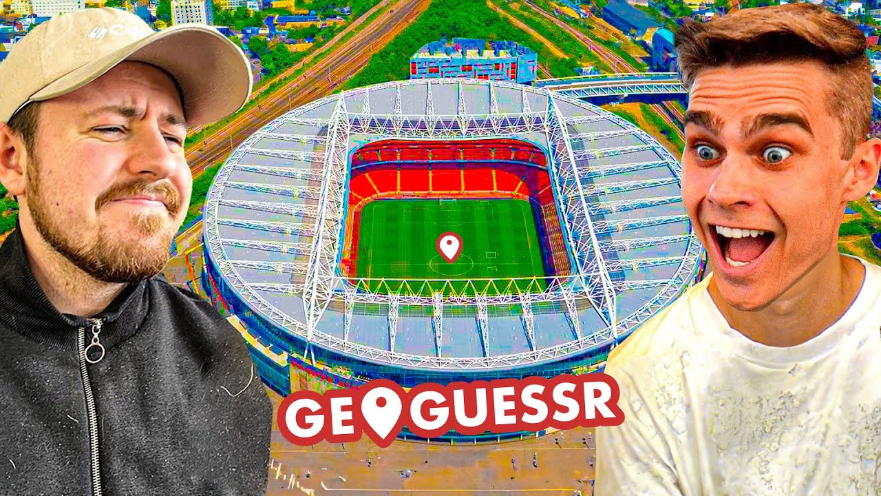 154 BESÖKER EUROPA ARENOR! | GEOGUESSR