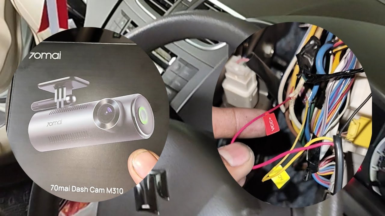 70mai Dashcam M310 Pemasangan di mobil Ertiga 
