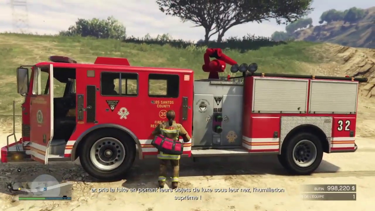 GTA ONLINE Casino heist. In tricky mode. Uniform and fire truck.