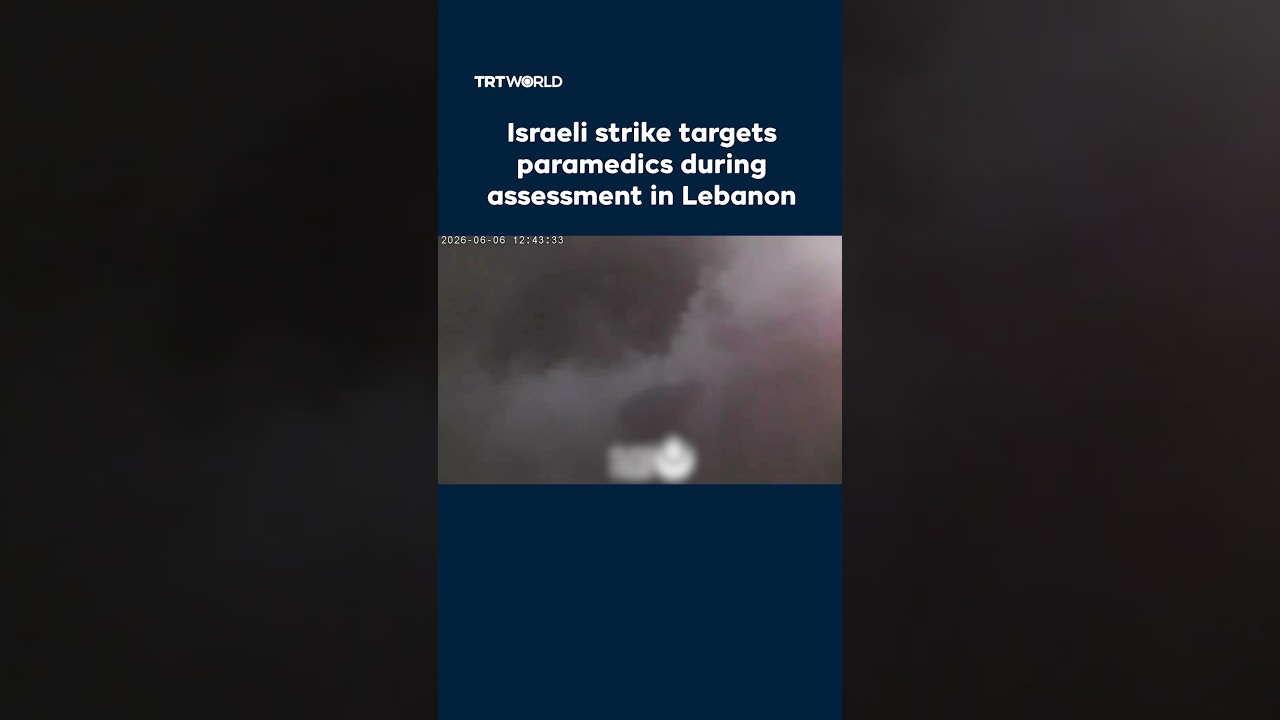 Israeli strike targets paramedics during assessment in Lebanon