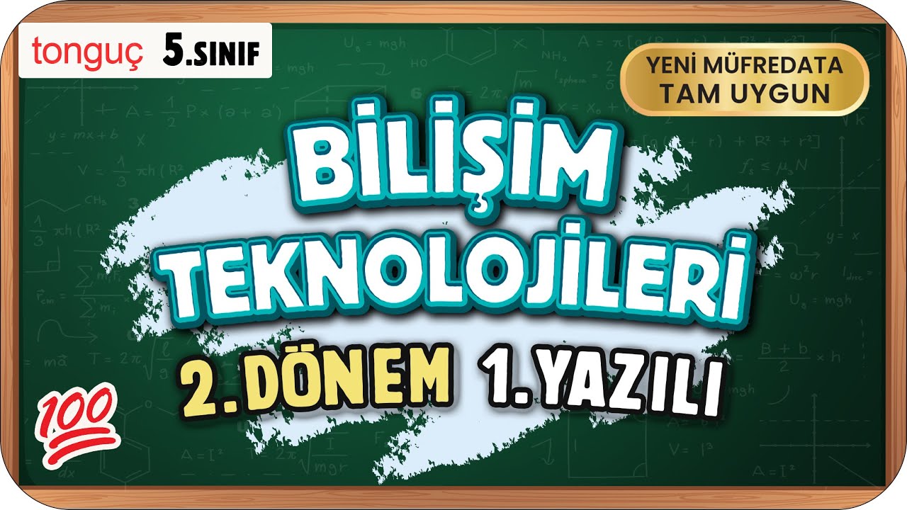 5.Sınıf Bilişim Teknolojileri 2.D&ouml;nem 1.Yazılıya Hazırlık 📑 #2025