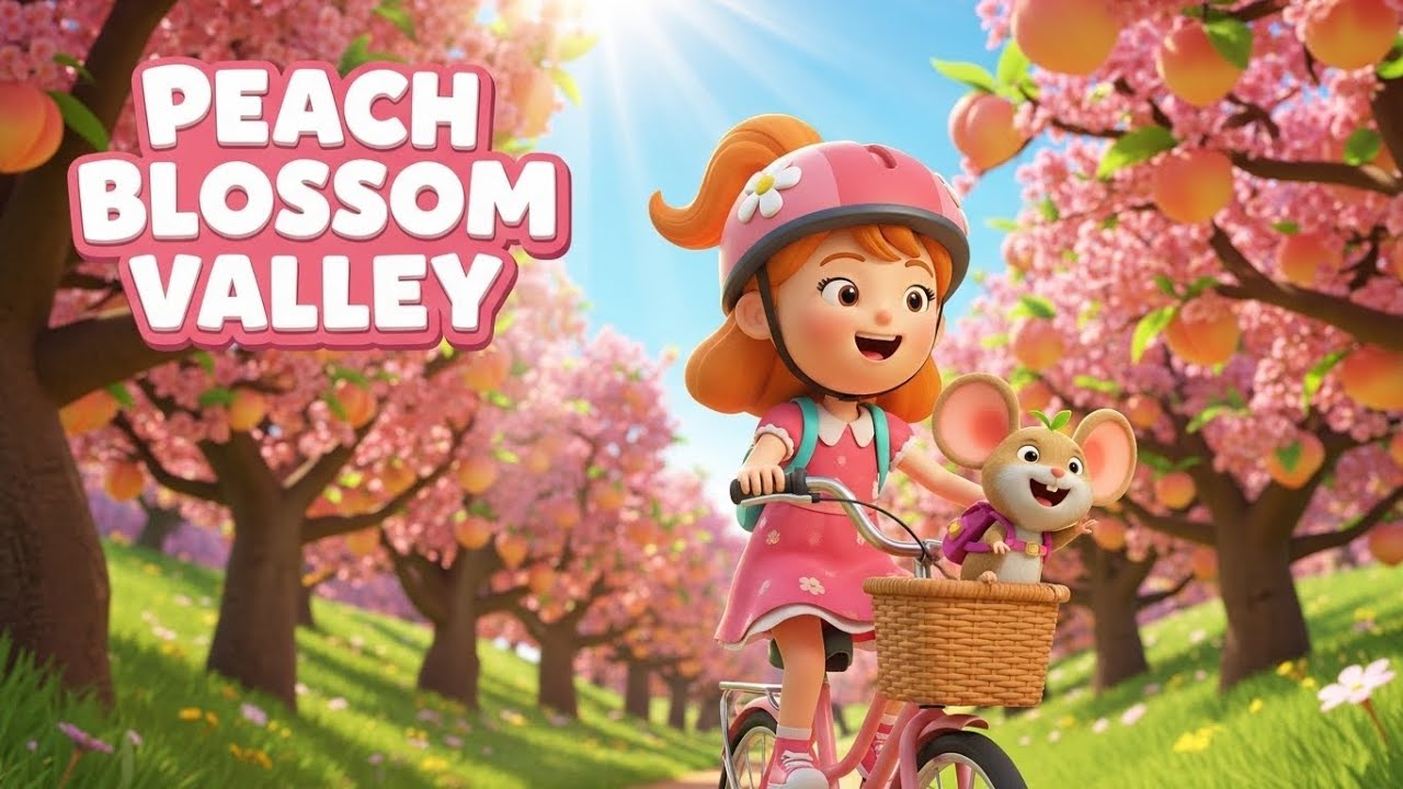 Peach Blossom Valley 🌸🍑 | A Magical Valley of Flowers & Friendship | Mini World Explorerss