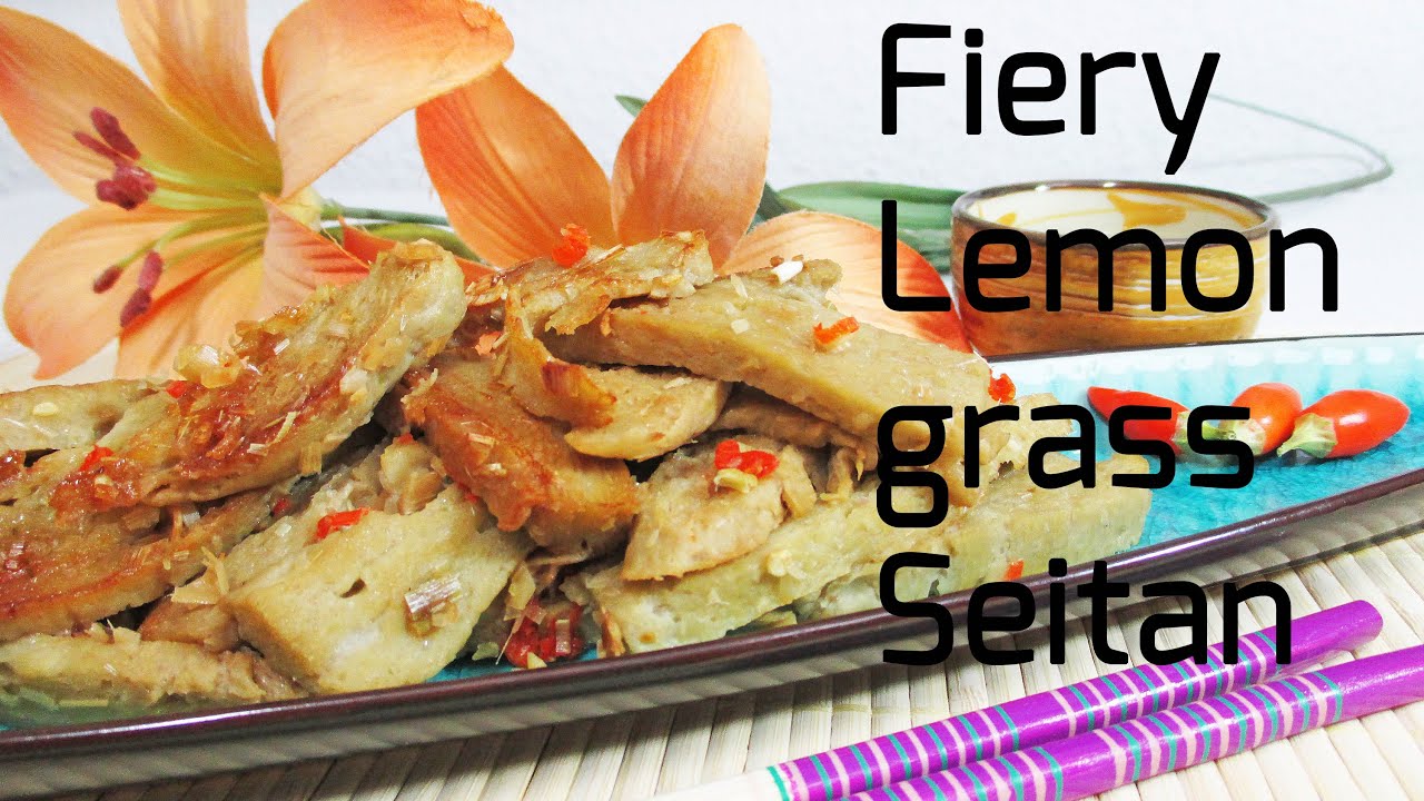 Fiery Lemongrass Seitan (Wheat Gluten)| Mì Căn Xào Xả Ớt Chay| 越式香辣檸檬草炒麵筋