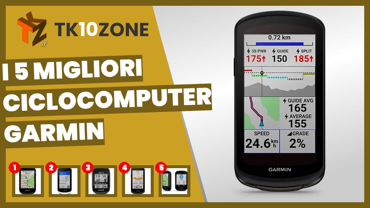 I 5 migliori ciclocomputer Garmin