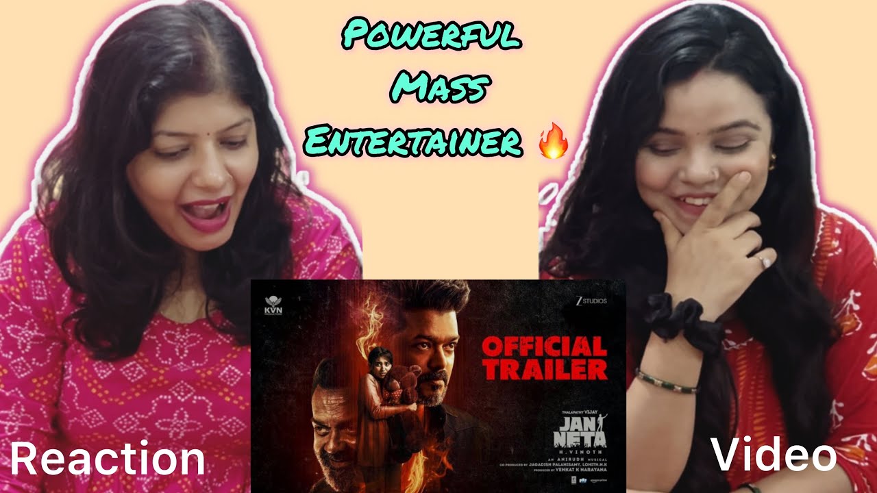 Jan Neta (Hindi) Trailer Reaction | Thalapathy Vijay | Pooja H | Bobby D | Anirudha | Vibe Check