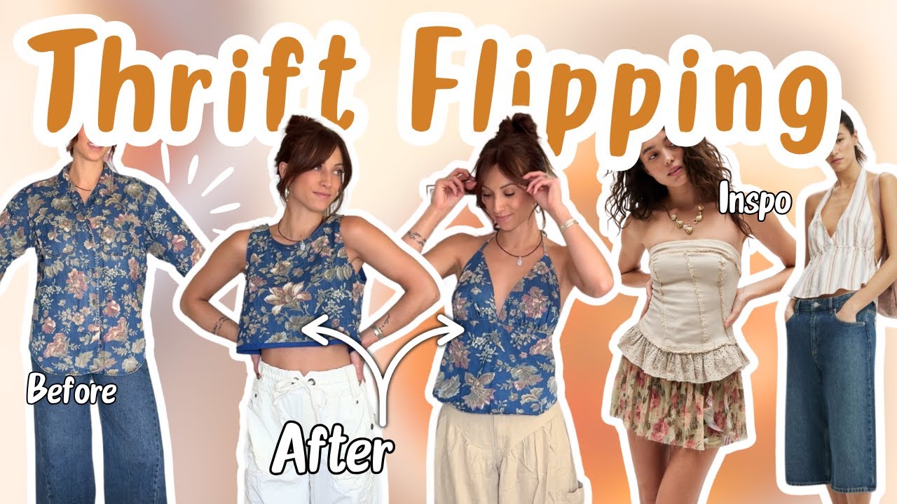 The ULTIMATE Thrift Flip (Sewing TWO Tops out of ONE)