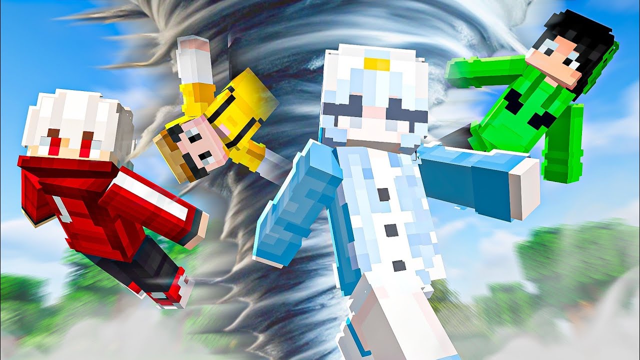 YOUTUBERS SOBREVIVENDO A DESASTRES NATURAIS NO MINECRAFT!