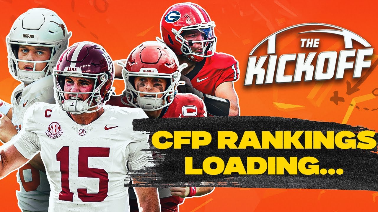 CFP Rankings Preview w/Heather Dinich + Texas vs Georgia, Bama vs OU SEC Showdown | The Kickoff