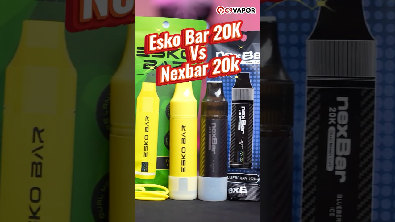 เปรียบเทียบพอตแบรนด์ดัง Esko bar 20k vs Nexbar 20k มือใหม่เลือกรุ่นไหนดี?