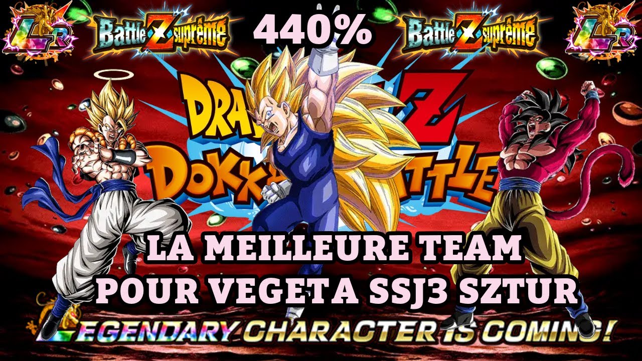 LA MEILLEURE TEAM POUR VEGETA SSJ3 PUI SZTUR ! TEST 79% LIENS 10 /// DOKKAN BATTLE 10 ANS