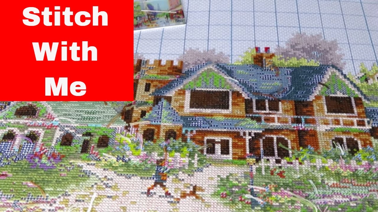 Wednesday Chat And Stitch #europeantown #crossstitch