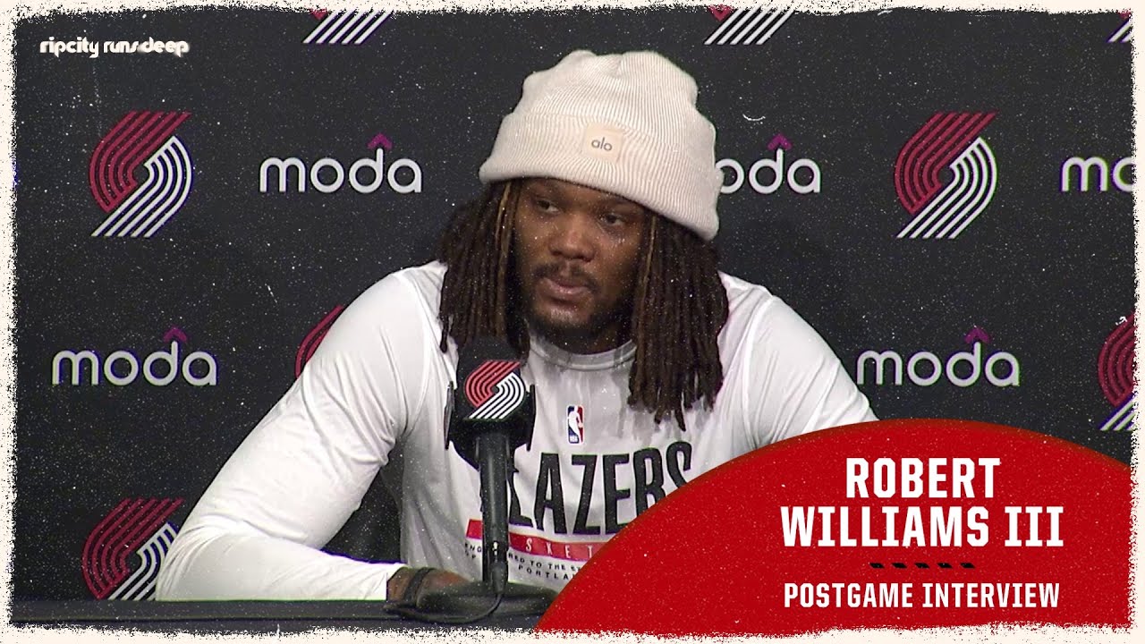 Robert Williams III Discusses His Return & the Blazers' Win Over the Nuggets