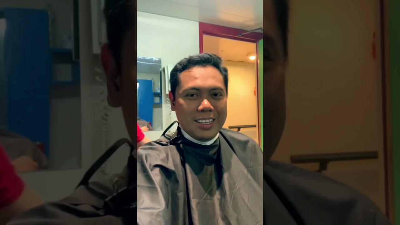 A day in cruise ship. Cruise ship crew life