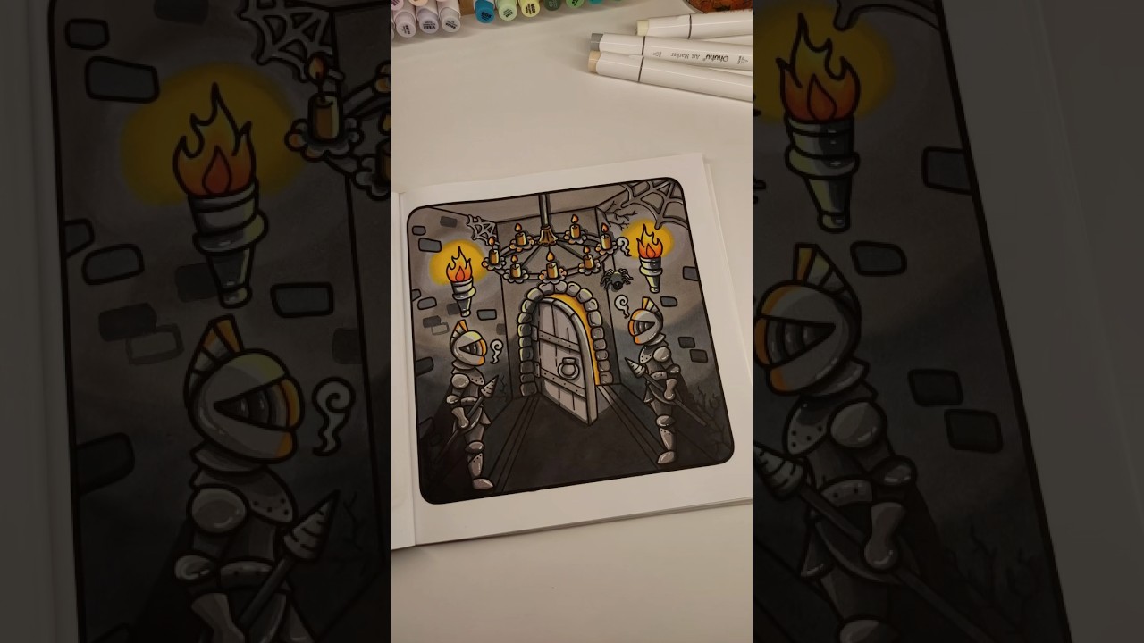 Kiky’s Coloring | Spooky Places Coloring Book