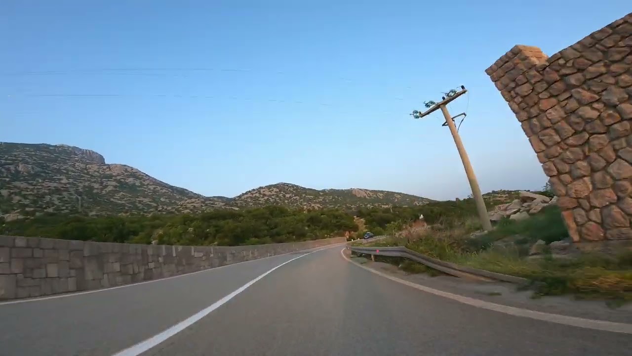 Croatian coastline on my VFR800 RC46.