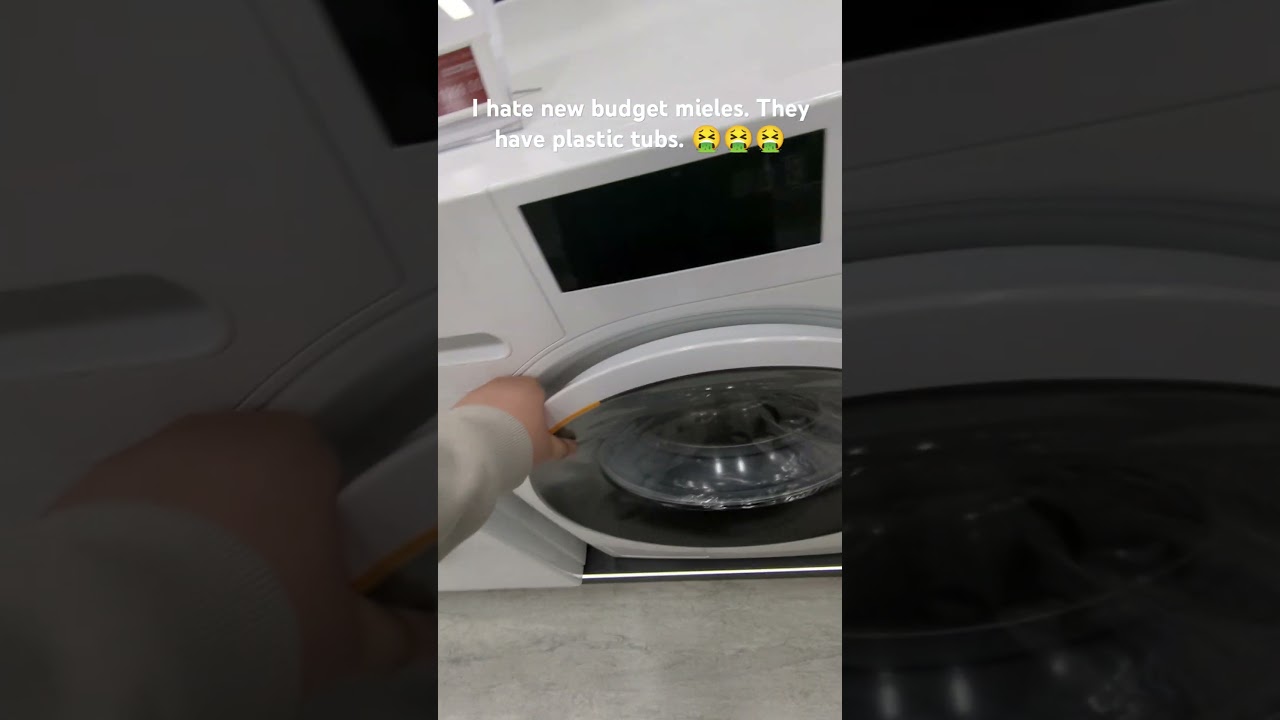 This is absolutely insane. Miele?? AEG literally have a better machine for the price.