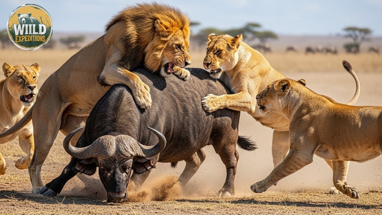 WILD SAVANNAH | Baboons vs Lions in the Battle for Survival on the Savannah