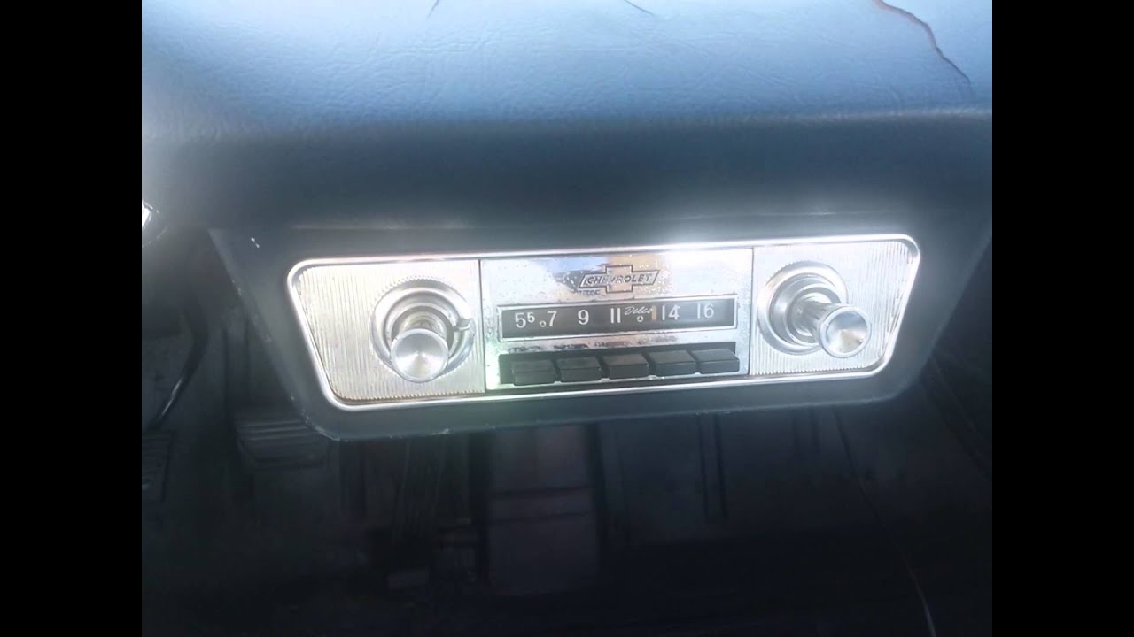 Corvair auxiliary input on stock AM radio tutorial