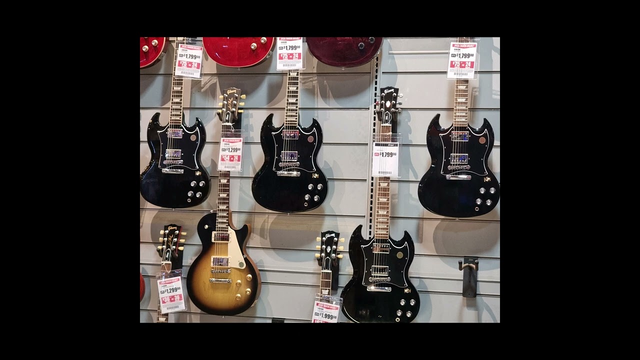 Shopping For A Guitar At Sam Ash Musical Instrument Megastore, Las Vegas! #samash #lasvegas #guitar