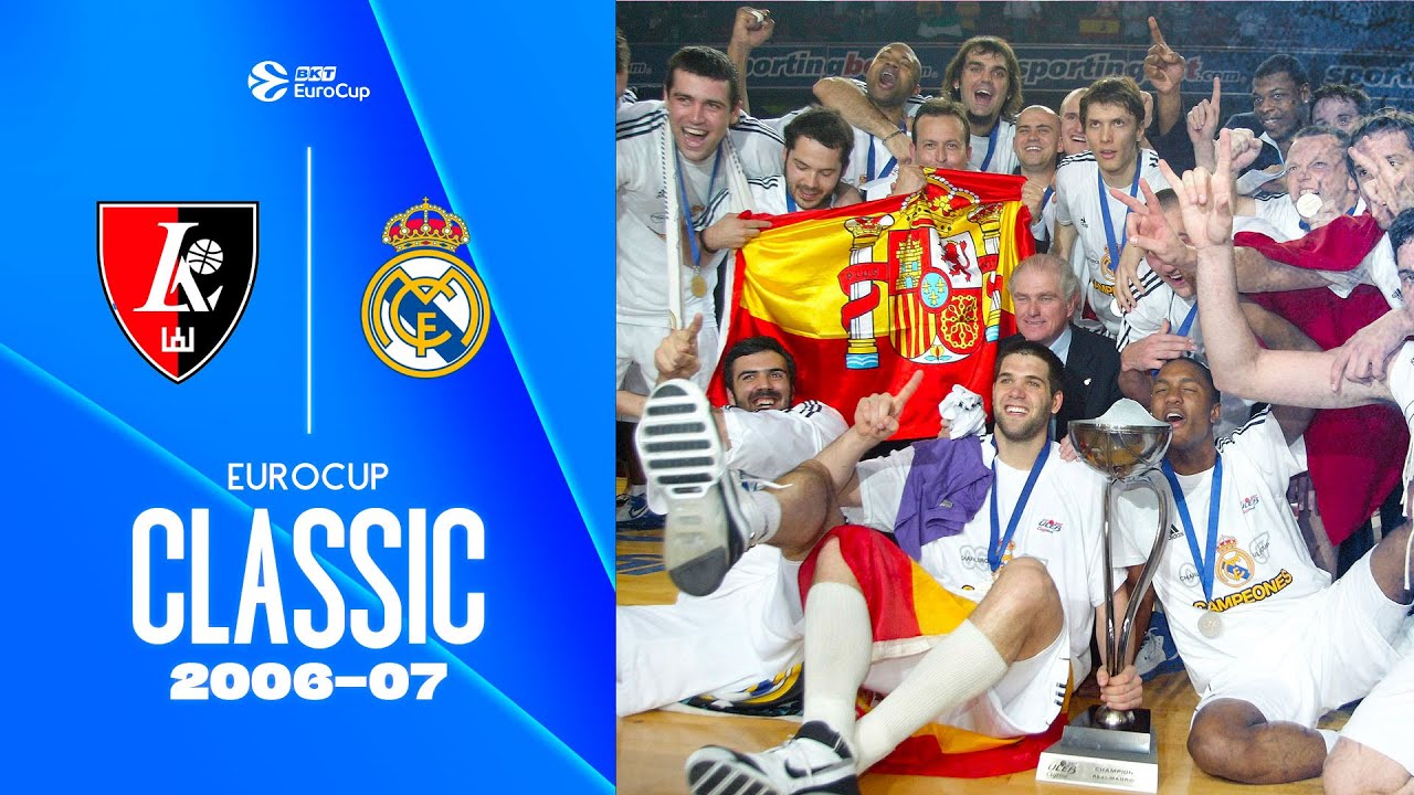 REAL MADRID TAKES the EuroCup! 🏀 2007 Final vs. Lietuvos Rytas | EuroCup Classic
