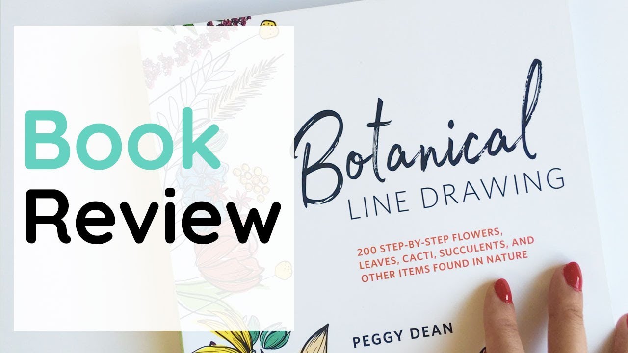 Botanical Line Drawing by Peggy Dean Book Review | Inktober Sketchbook Flip Through