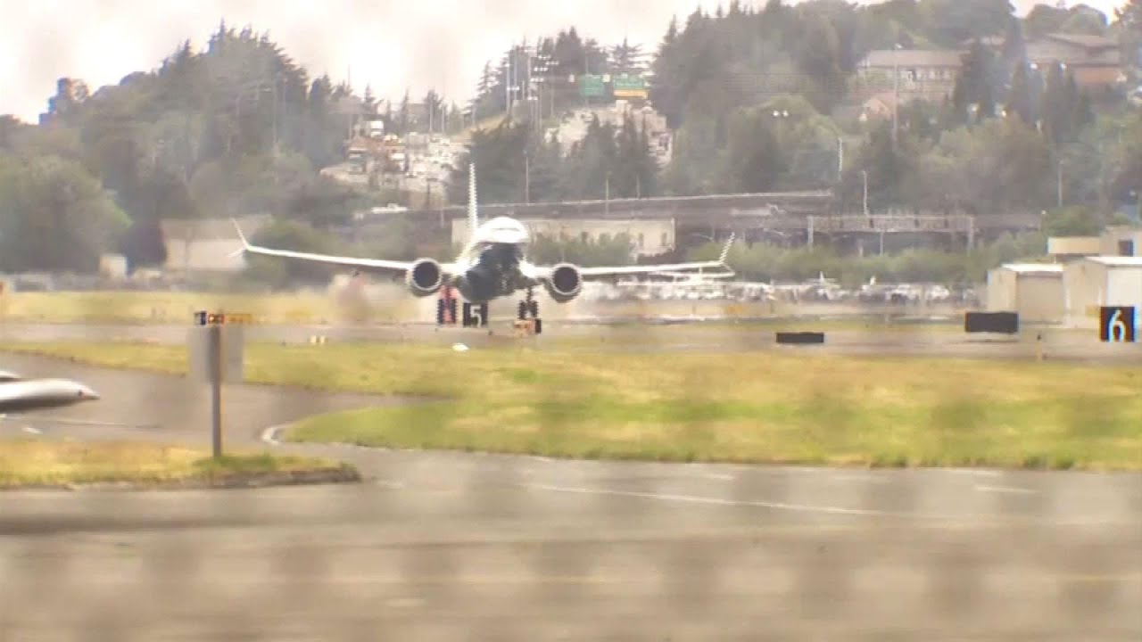 Boeing 737 Max takes off for certification testing