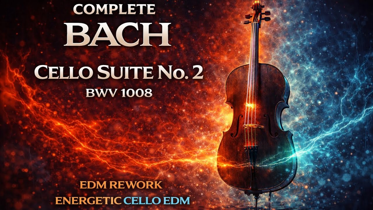 Bach — Cello Suite No. 2 BWV 1008 (Full Work) | EDM Version