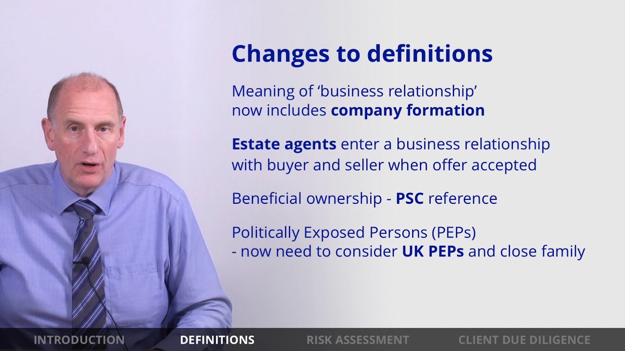 Money Laundering Regulations 2017 - The Key Changes with Andy Holton
