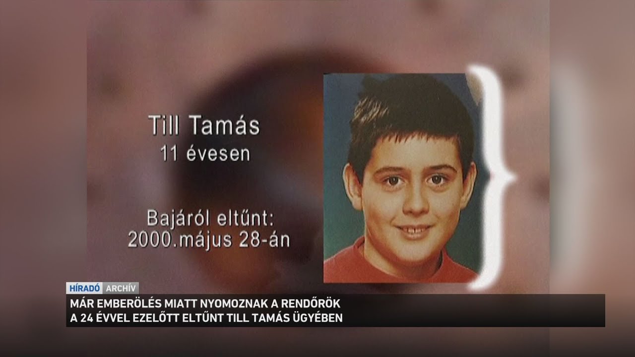 Till Tamás földi maradványait találhatta meg a rendőrség kedden