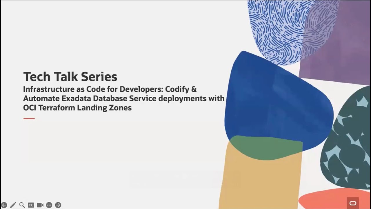 Exadata and Base DB Tech Talk Series - October 2025: Infrastructure as Code for Developers