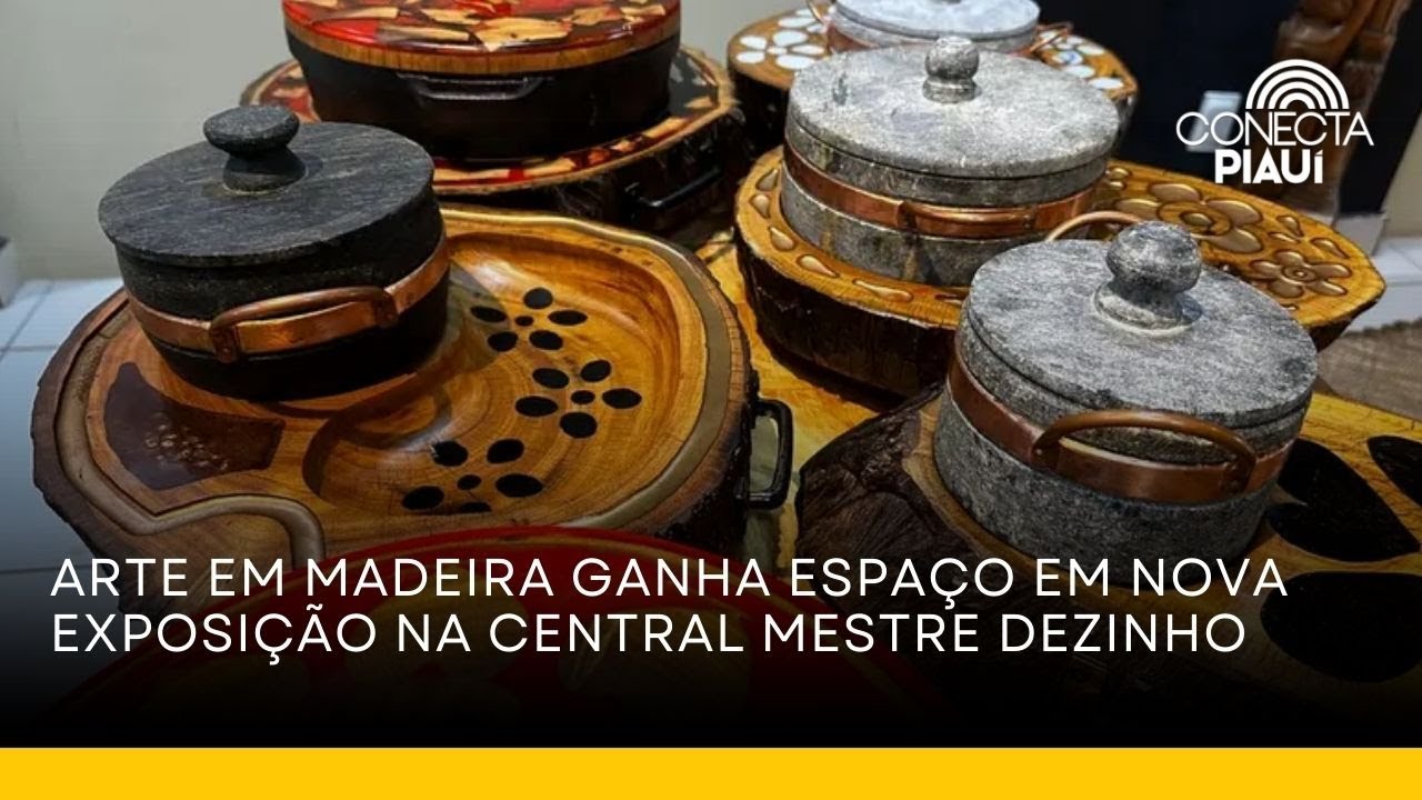 Arte em madeira ganha espaço em nova exposição na Central Mestre Dezinho