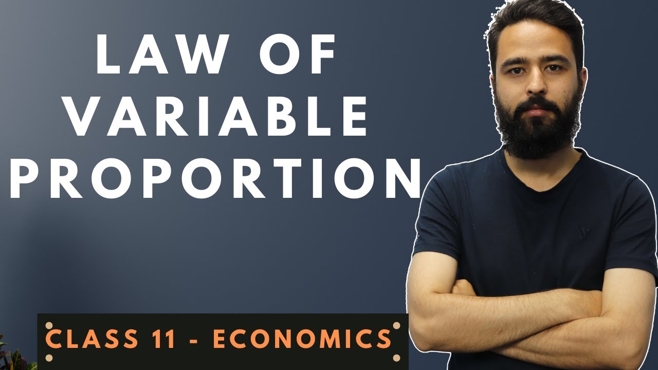 Law of Variable Proportion || Class 11 || Economics || Theory of Production