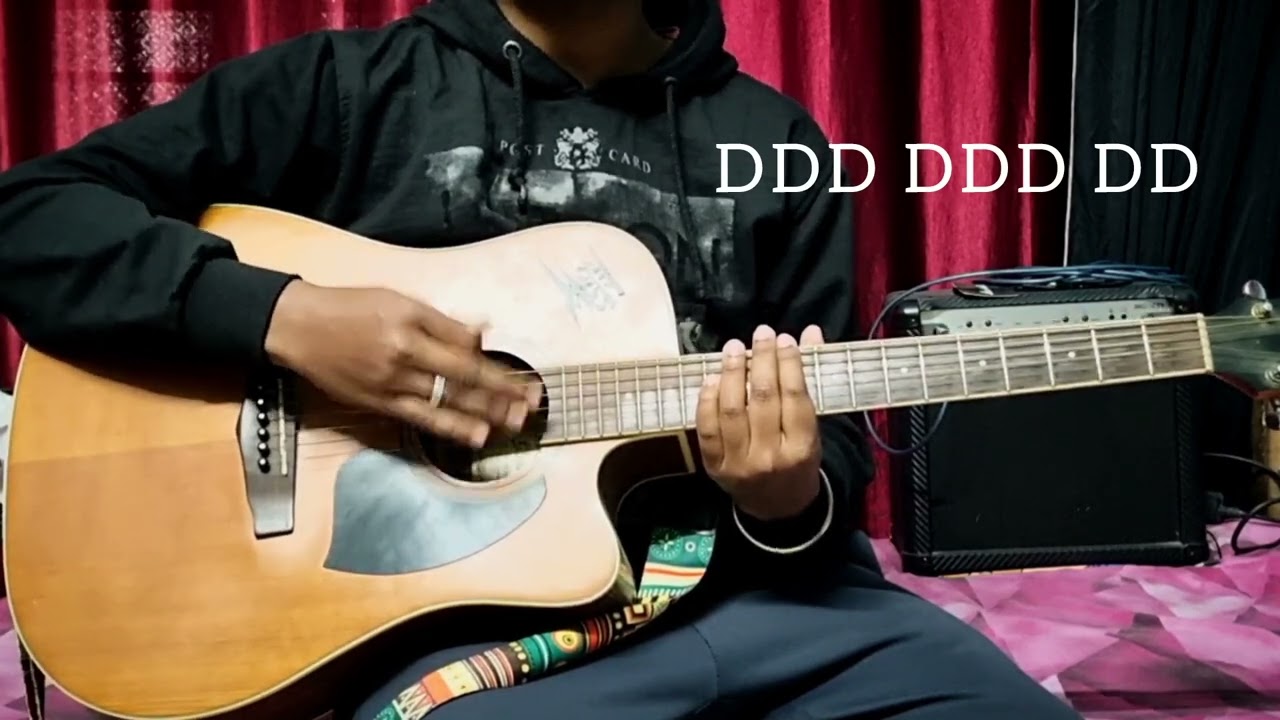 মায়াবিনী ৰাতিৰ বুকুত// Mayabini Ratir Bukut Easy guitar tutorial step by step #zubeengarg #guitar