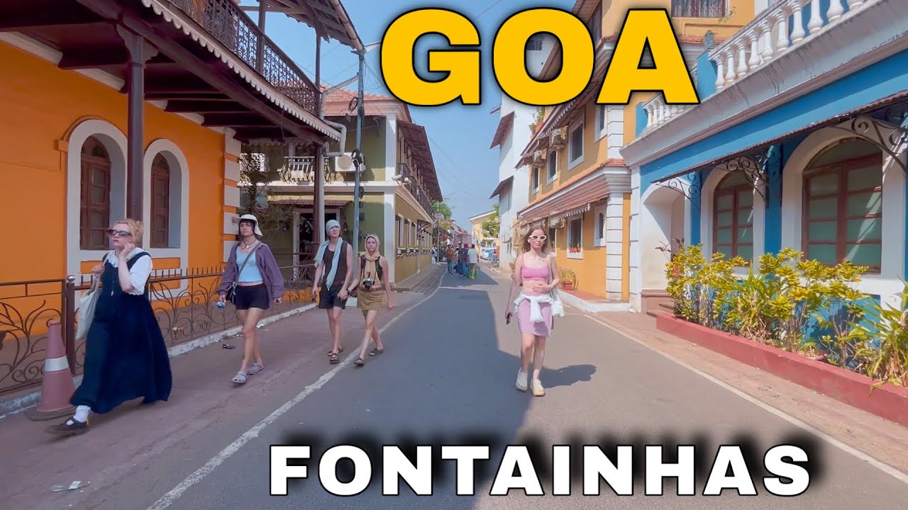EXPLORING PANJIM FONTAINHAS QUARTER | GOA&rsquo;S MOST BEAUTIFUL PORTUGUESE HOUSES | GOA VLOG |
