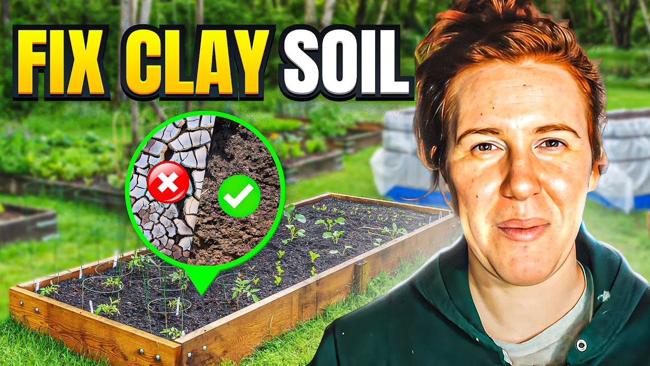 HOW TO FIX CLAY SOIL FOR A VEGETABLE GARDEN? A SOIL SCIENTISTS TRICK & TIPS | Gardening in Canada