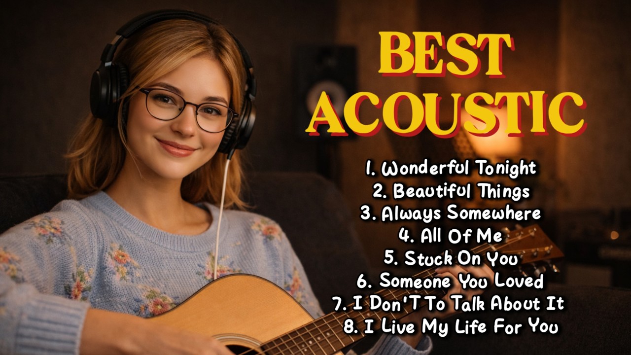 Chill Acoustic Covers 70s 80s 90s – Timeless Love Songs for Relaxing, Studying & Good Vibes