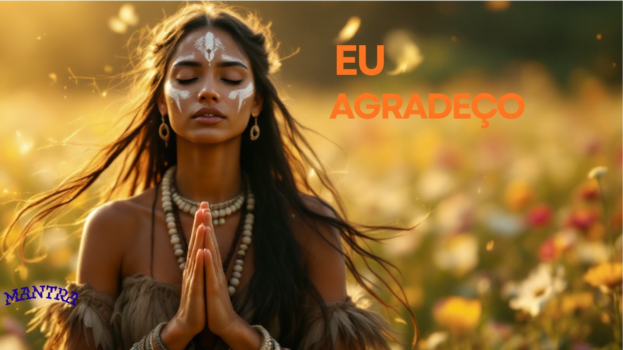 MANTRA CANTADO - EU AGRADEÇO, Frequencia 432hz, Paz Interior e Vibrações Positivas