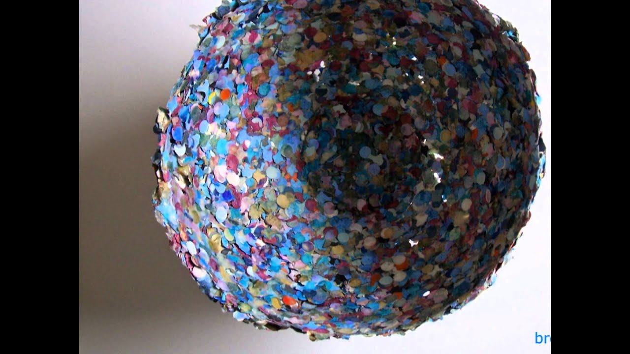 DIY sturdy confetti bowl