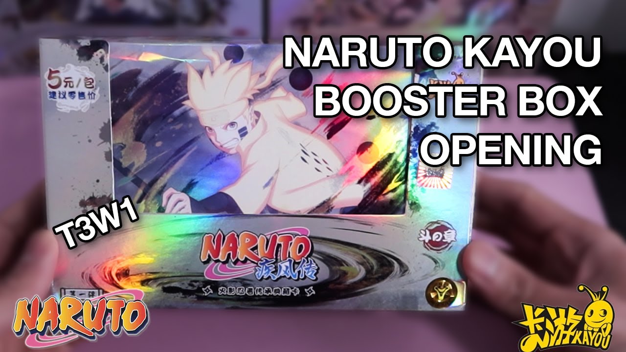 Naruto Card Kayou Tier 3 Wave 1 Six Paths Sage Booster Box Opening