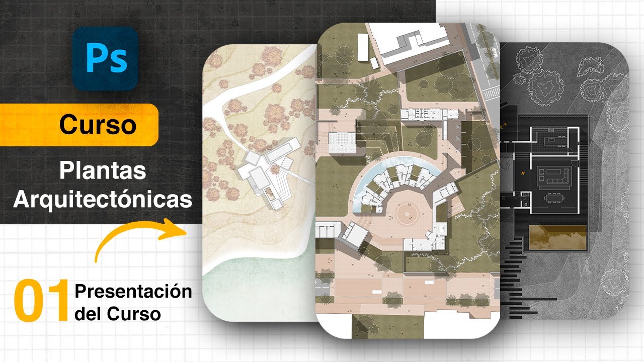 Photoshop para PLANTAS ARQUITECTÓNICAS: 01 BIENVENIDA | Photoshop para arquitectos