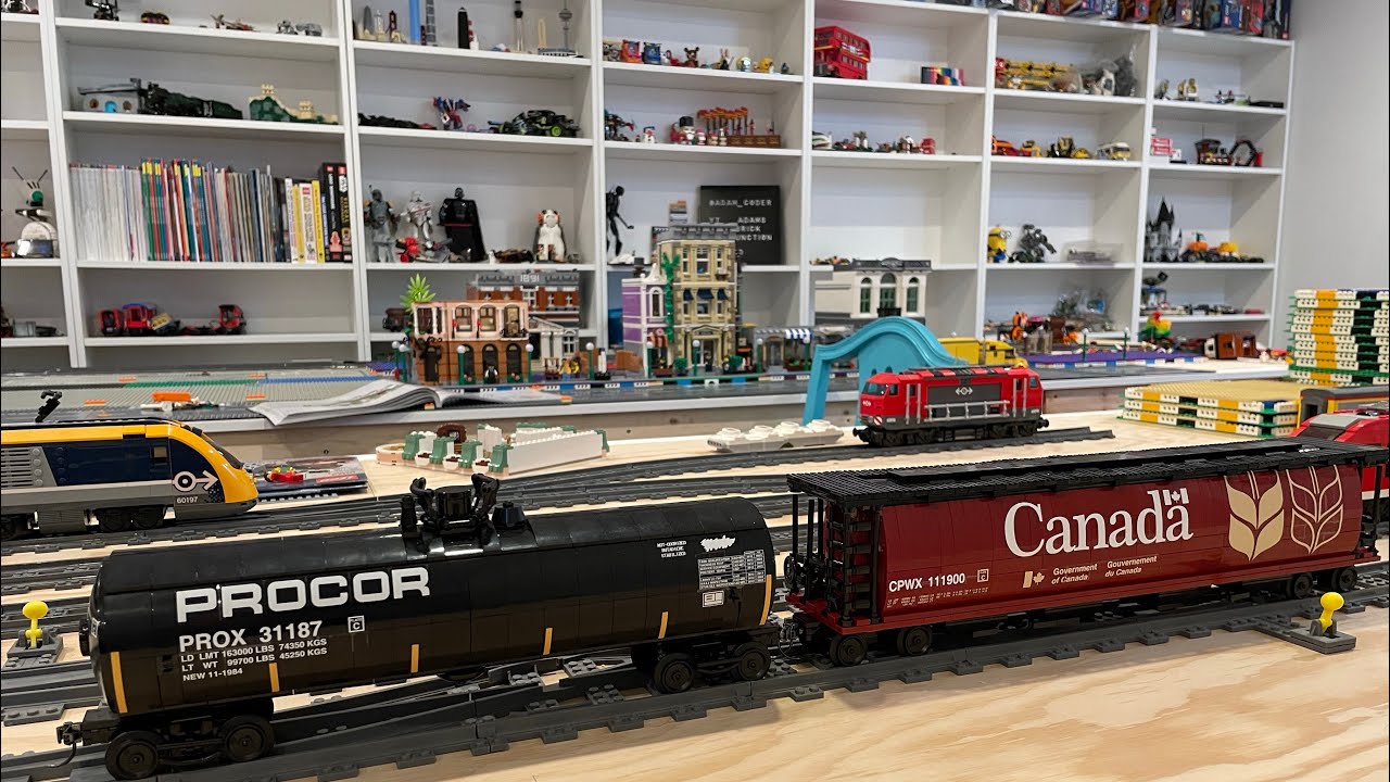 LEGO Room Update 020 - Industry Builds For The Layout And LEGO Shows