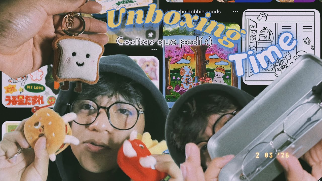 Unboxing de cosas que pedí para llenar vacíos melancólicos :(