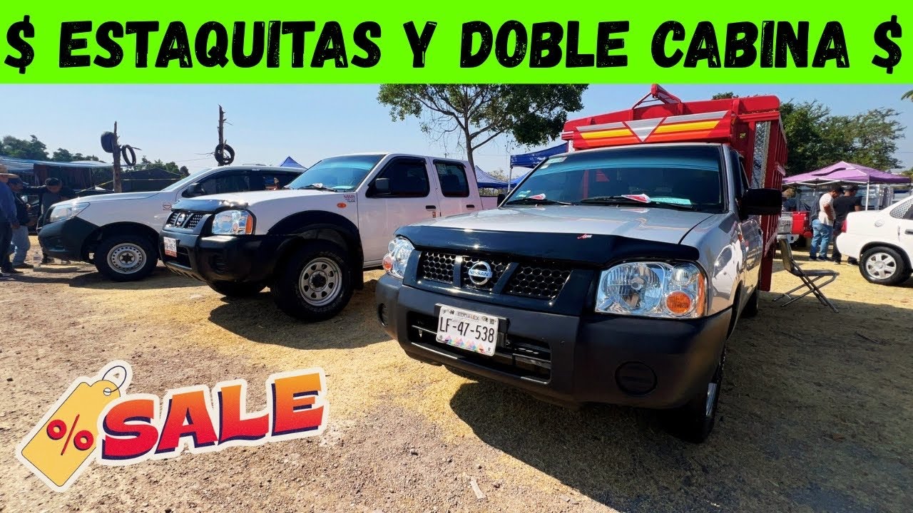 Pura NISSAN ESTAQUITAS Y DOBLE CABINA en venta NP300, FRONTIER en el Tianguis de autos Cuautla