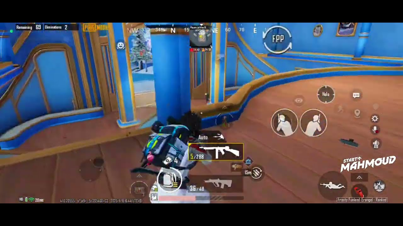 سولو اسكواد ريدمي نوت 9 برو 60فريم 5 أصابع ببجي موبايل 😱