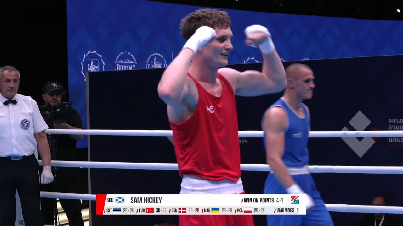 Quarterfinals (75kg) HICKEY Sam (SCO) vs  MEMIC Almir (SRB) | EUBC 2022
